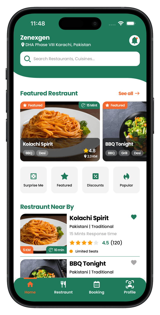Apna Table App Interface
